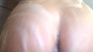 Amateur blondie solo anal masturbation