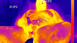 First BBC Sex Machine Fuck: Oiled up BBW Cums Hard on Your Massive Cock, 15 Min Ride and Cum Countdown, POV Thermal