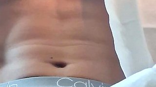 Asian Crush Drips Hot Cum in Your Mouth Stroking His Cock