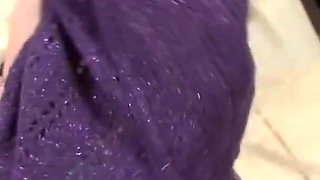 Skinny Ballerina prances around in the nude