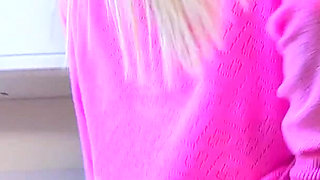 Sexy Blonde Babe Lou Lou Is Horny for 9 Inches of Big White Cock