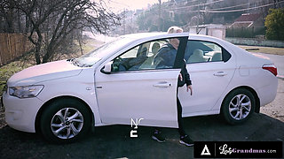 LUSTY GRANDMAS - Oiled GILF Bibi Pink Craves BF's Hard Cock Deep