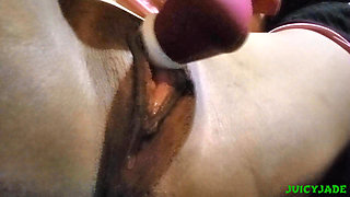 Close up Clit Vibe on Petite Pinay Volume 07