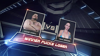 Nikki Sequoia Vs Vinnie Mixed Wrestling
