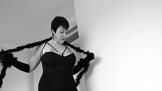 A little misbehaving in a hotel room inspired by vintage What the Butler Saw films from the 1920's