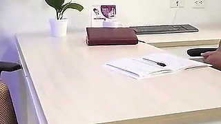 Interview Ends in the Big Ass of a Brunette