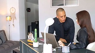 Big Ass Latina Slut Boss Fucks Her Shy Personal Assistant