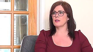 AuntJudysXXX - Busty BBW Latina Boss Lady Montse Swinger Fucks Her New Employee at the Office