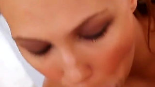 Unmatched teen Alexia Rae POV facial blowjob