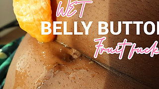 Belly Button Fruit Crushing & Wet Sensory Asmr