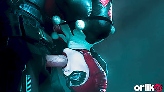 Harley Quinn Sucks and Fucks Batman After Profitable Villainy - Passionate 3D Animation