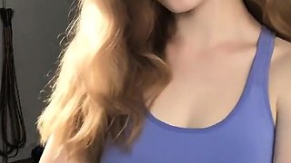 Blonde gym ass squat and brunette pussy rides on cock