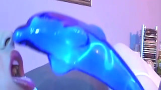 Blonde Babe's Ass Stretched Wide Dripping Rosebud Ecstasy
