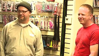 Christian Wilde Bound and Gangbanged at Sex Shop by Sebastian Keys