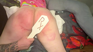 Paddled and Hand Spanked by Spanko Boyfriend