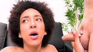 Threesome blowjob with cumshot