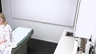 Perv Doctor - Sexy Blonde Step Mom And Step Daughter Get