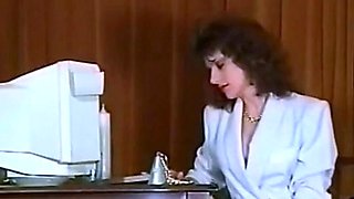 British Secretary Strips from Lingerie to Stockings for Soft