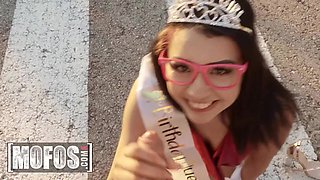 MOFOS - Kitty Love Gets Showered In Jizz While Jordi El Nino Polla Sings Glad Her