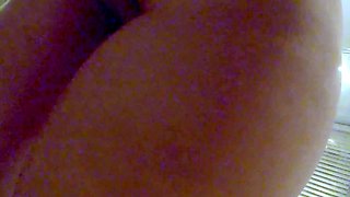 Amateur striptease and Solo masturbation