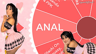 Wheel of Sex Game Anal with Emanuelly Raquel
