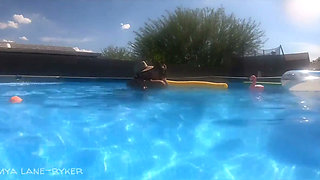 Nine Months Preganant Pool Sex