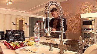 Aleska Diamond is a promiscuous maid who enjoys his master Big Cock