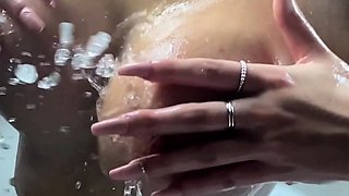 Big boobs milf masturbates with her dildo