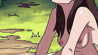 18yo Young Babe with a Perfect Big Ass Gets Her Tight Pussy Fucked Hard and Creampied in Shower - Naruto: Kunoichi Trainer