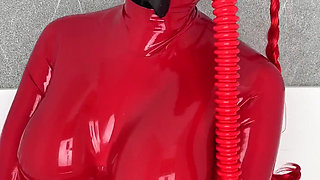 Red Sniff Dildo