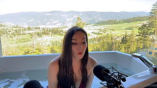 European amateur fucks a huge dick outdoors pov