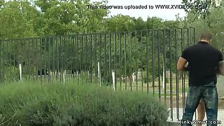 Petite Spanish Teen Public Disgrace: Hardcore BDSM Outdoors
