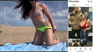 Sneaky Fuck-a-thon On The Public Beach