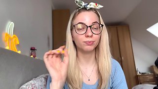 Goddess Bella Rae Drains Blonde European for 5329 YSL Bag