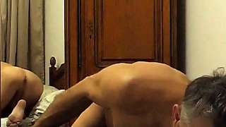 Selena's evening sex games in bed