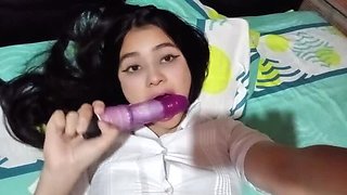 Homemade College Girl Masturbates After Class - Real Amateur Latina with Big Ass