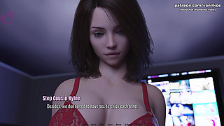 Cute 18yo Innocent Virgin Stepcousin Teen With A Perfect Body And A Big Ass Gets Horny While Watching A Movie - Heart Problems