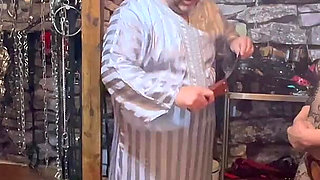Lanista Beaer Teaches Blackberrymilf How Ro Spank with a Belt.