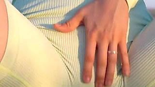 Hot Masturbation After Yoga in Sport Suit!