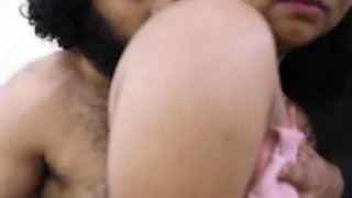 Desi maid servant janu gets hot sex with boss on sofa while watching TV - Indian homemade fuck