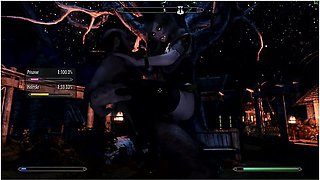 Fantasy succubus seduces and fucks in a magical realm