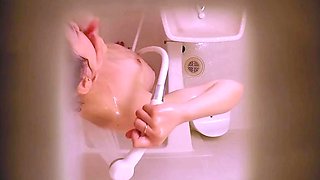 beautiful showering stepsister from Japan
