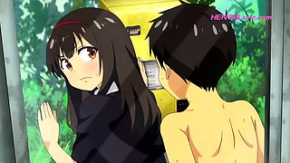 Hot Day Leads to Passionate Virgin Sex at the Phone Booth