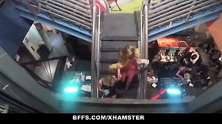 Bffs - mardi gras sluts show and bang on bourbon street