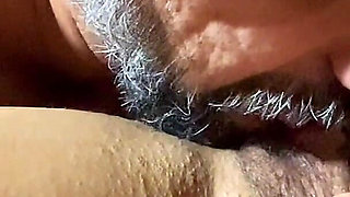 Couple Cuddles on the Sofa, Including Massage and Oral Sex on the Pussy