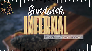 J'encule un mari et sa femme - French audio story Swinger anal pegging