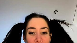 Teen Brunette Toy Pussy Masturbation