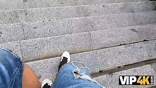 Vip4k. nice blondie cheating on her boyfriend for currency