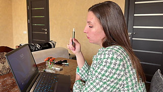 Messy Sneezing Secretary at Work