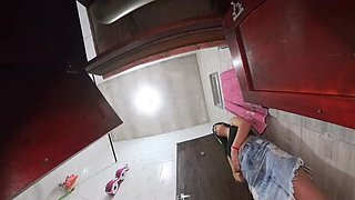 Naughty Housewife Seduces Plumber With No Panties At The Sink